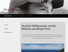 Tablet Screenshot of birgit-prinz.com